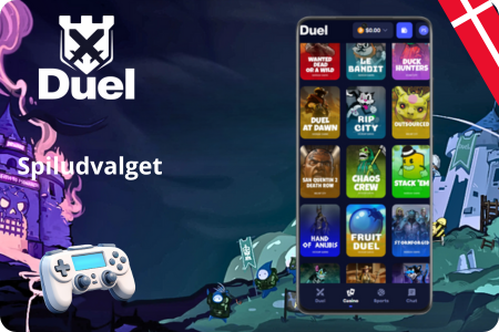 Duel kasinon pelivalikoima mobiililaitteella